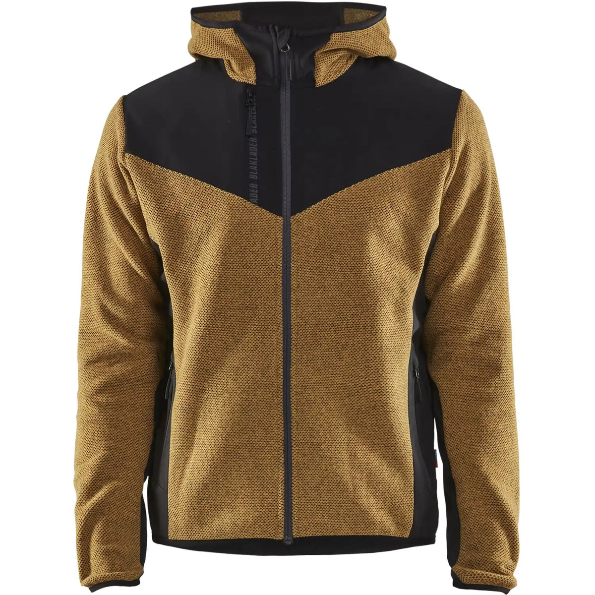 Blåkläder 5940 Strickjacke – honiggold/schwarz