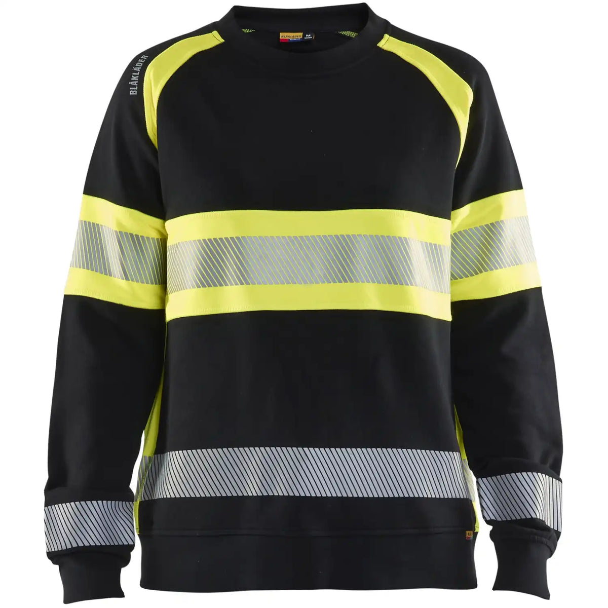 Blåkläder Damen 3409 Warnschutz Sweatshirt – schwarz/gelb