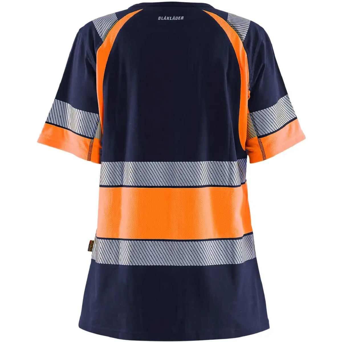 Blåkläder Damen 3410 Warnschutz T-Shirt – marine/orange