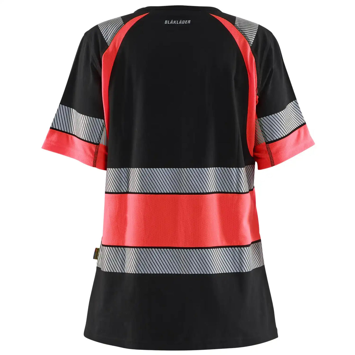 Blåkläder Damen 3410 Warnschutz T-Shirt – schwarz/rot