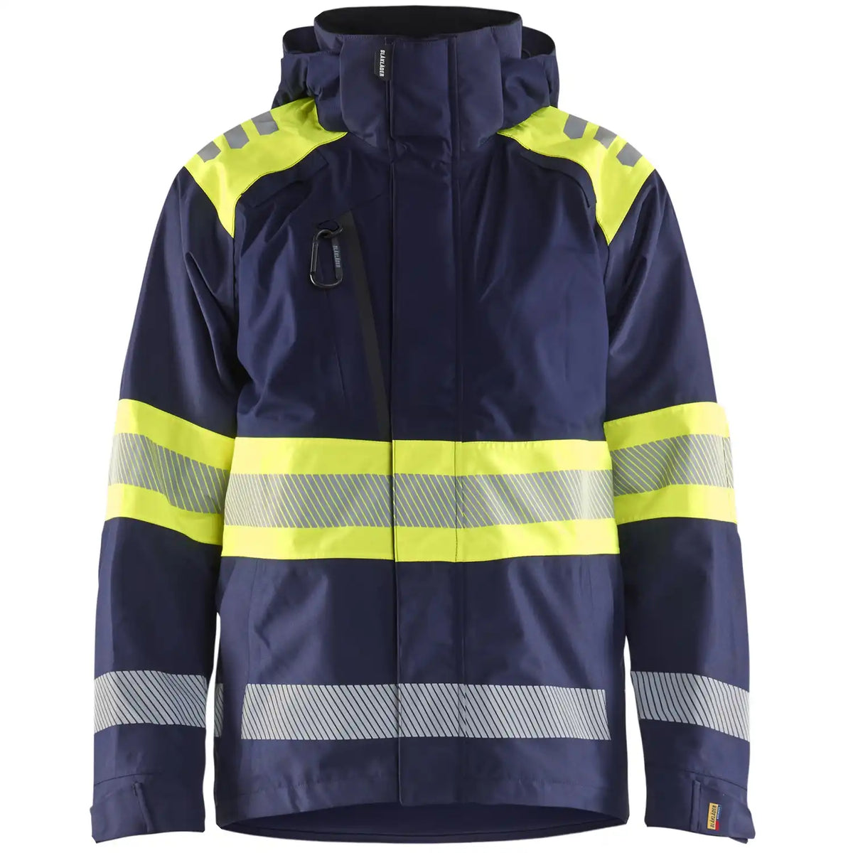 Blåkläder 4420 Warnschutz Regenjacke Kl. 1 – marine/gelb