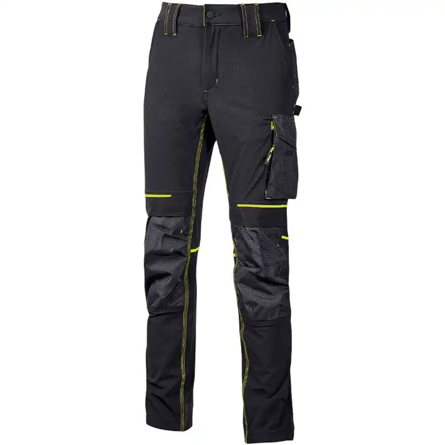 U-Power Atom Long Performance Stretch Bundhose – black carbon