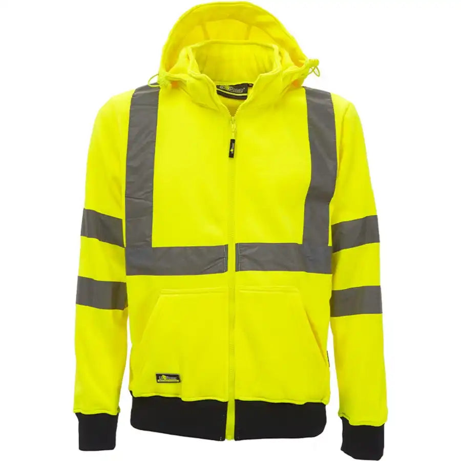 U-Power Melody Warnschutz Kapuzen-Sweatjacke – yellow