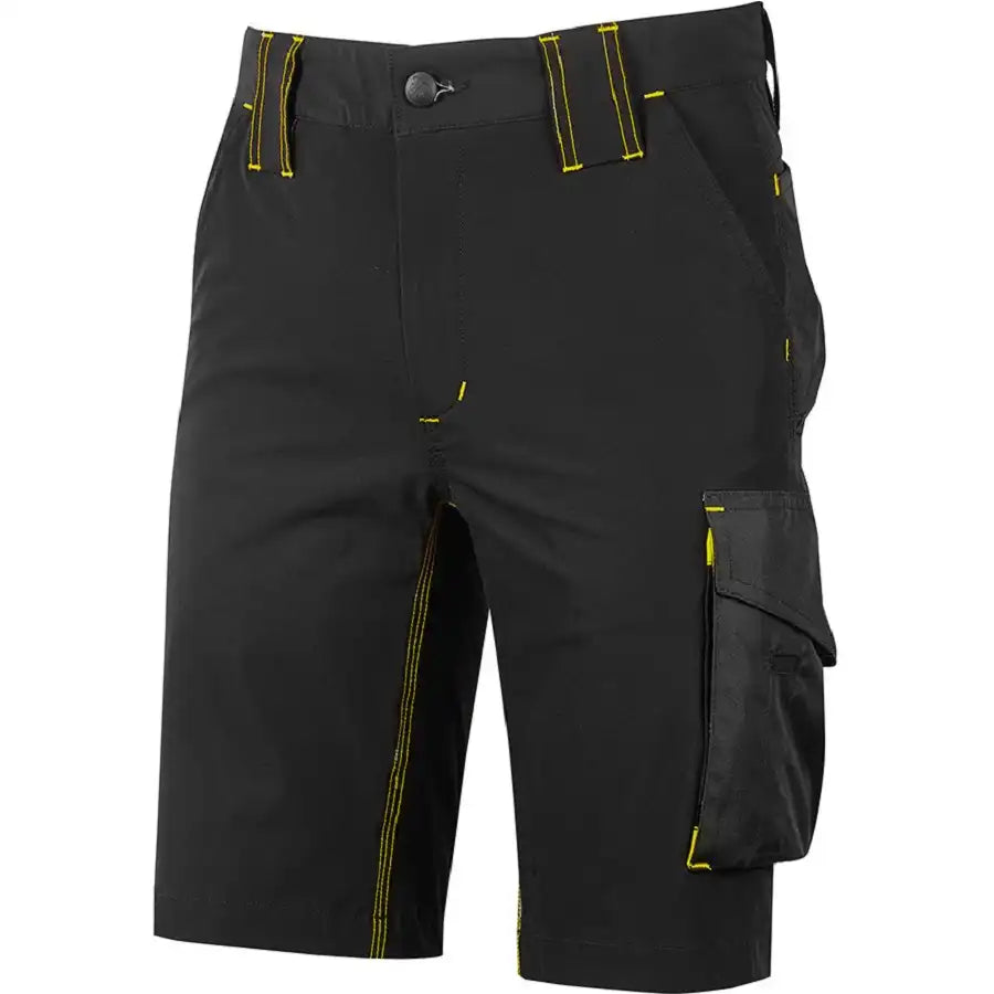 U-Power Mercury Future Stretch Shorts – black carbon
