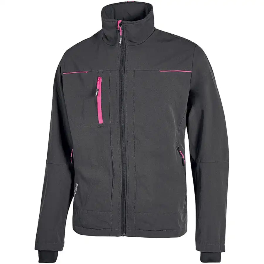 U-Power Damen Pluton Lady Stretch Bundjacke – grey/fucsia