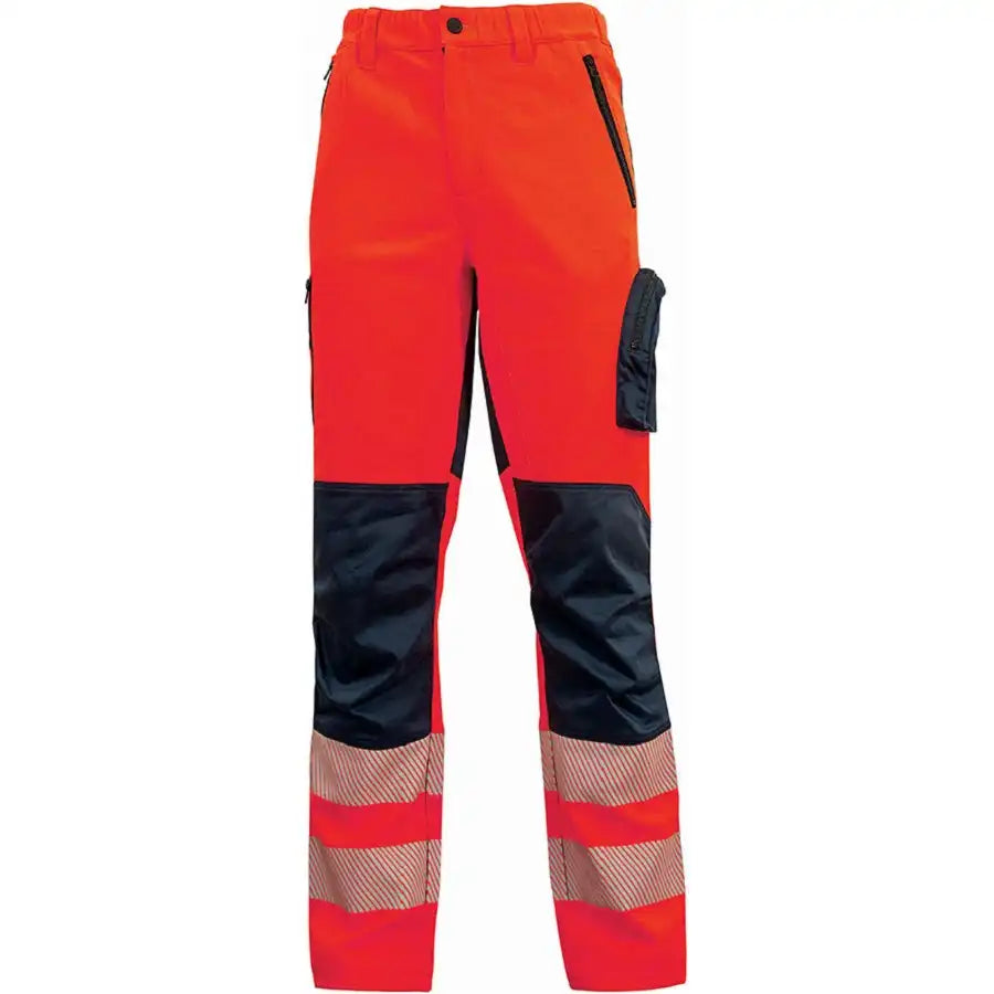 U-Power ROY Hi-Light Warnschutz Stretch Bundhose royal – red