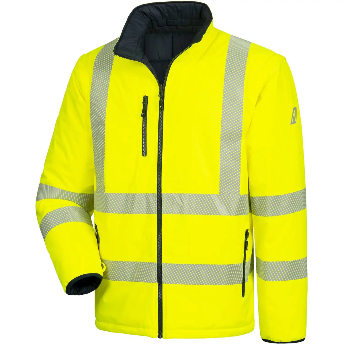 Nitras Motion TEX VIZ Plus Warnschutz Winterjacke – gelb/marine