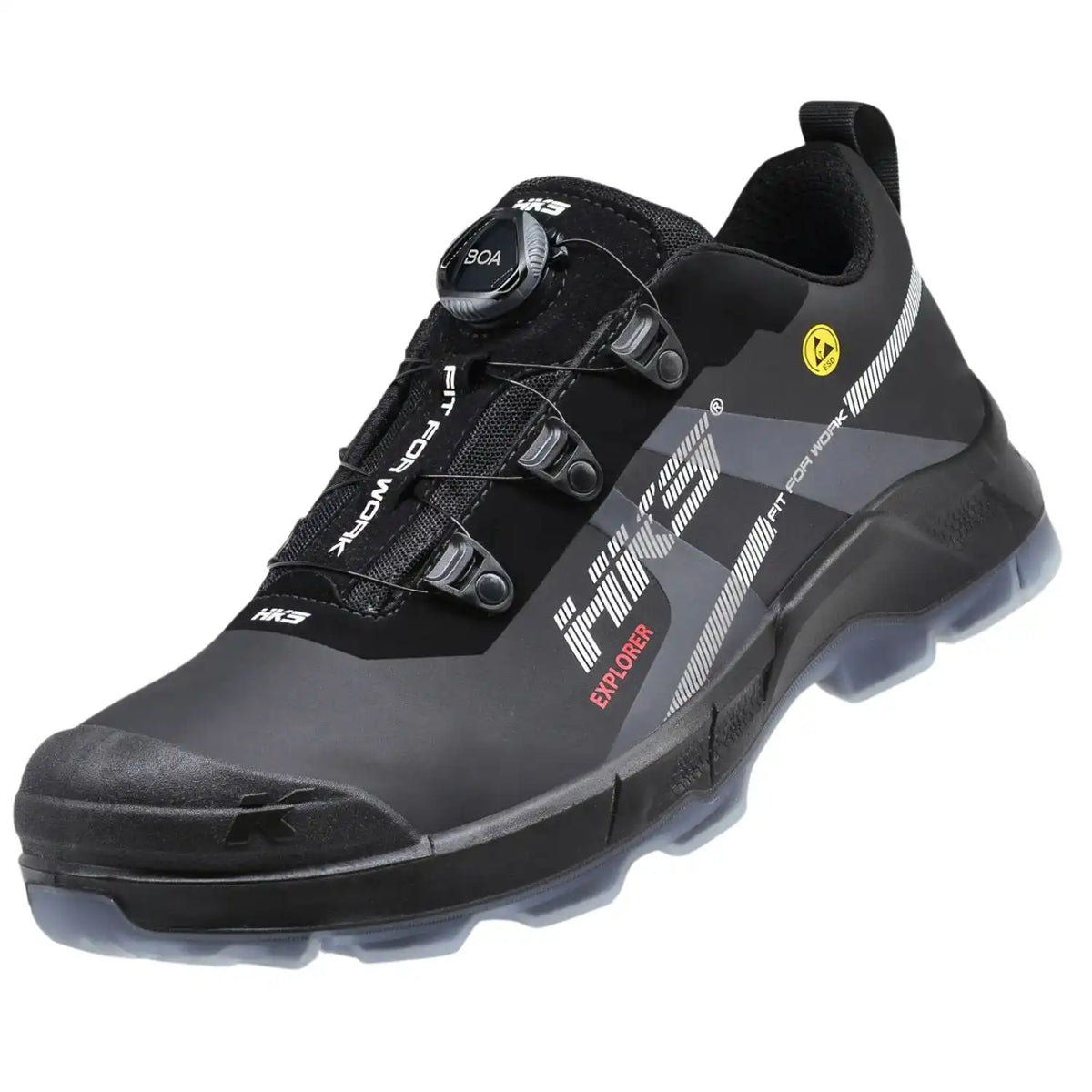 HKS Explorer BOA S3 Sicherheitshalbschuhe schwarz – schwarz
