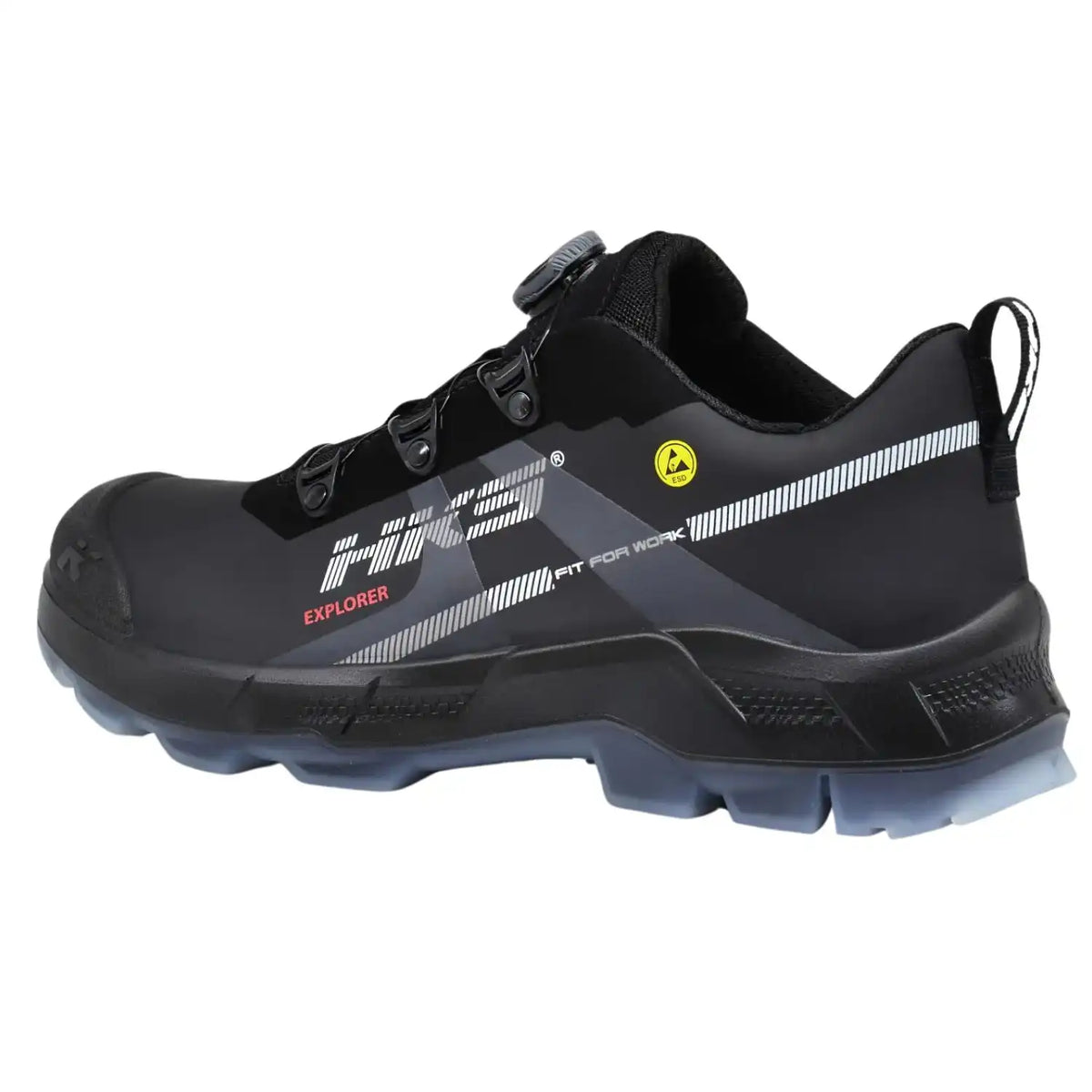 HKS Explorer BOA S3 Sicherheitshalbschuhe schwarz – schwarz