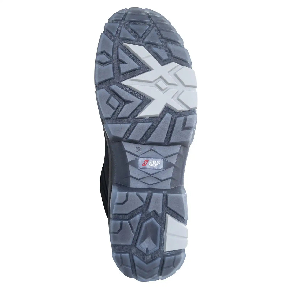 Nitras Ultimate MID S7S Sicherheitsstiefel schwarz – schwarz