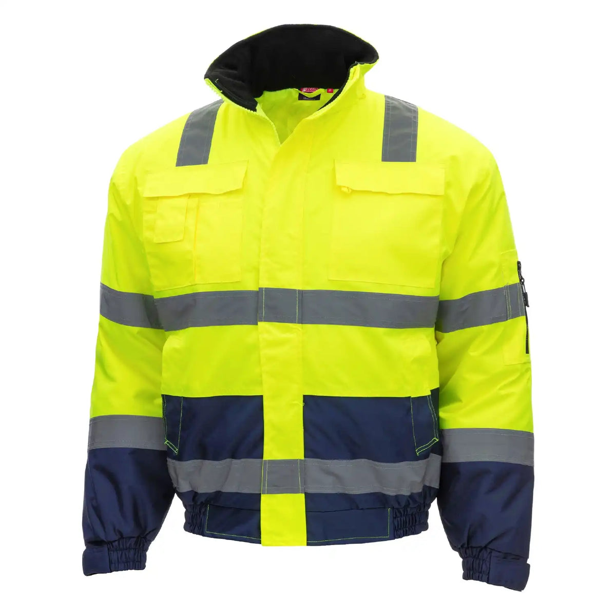 Nitras Motion TEX VIZ Warnschutz Pilotenjacke – gelb/blau