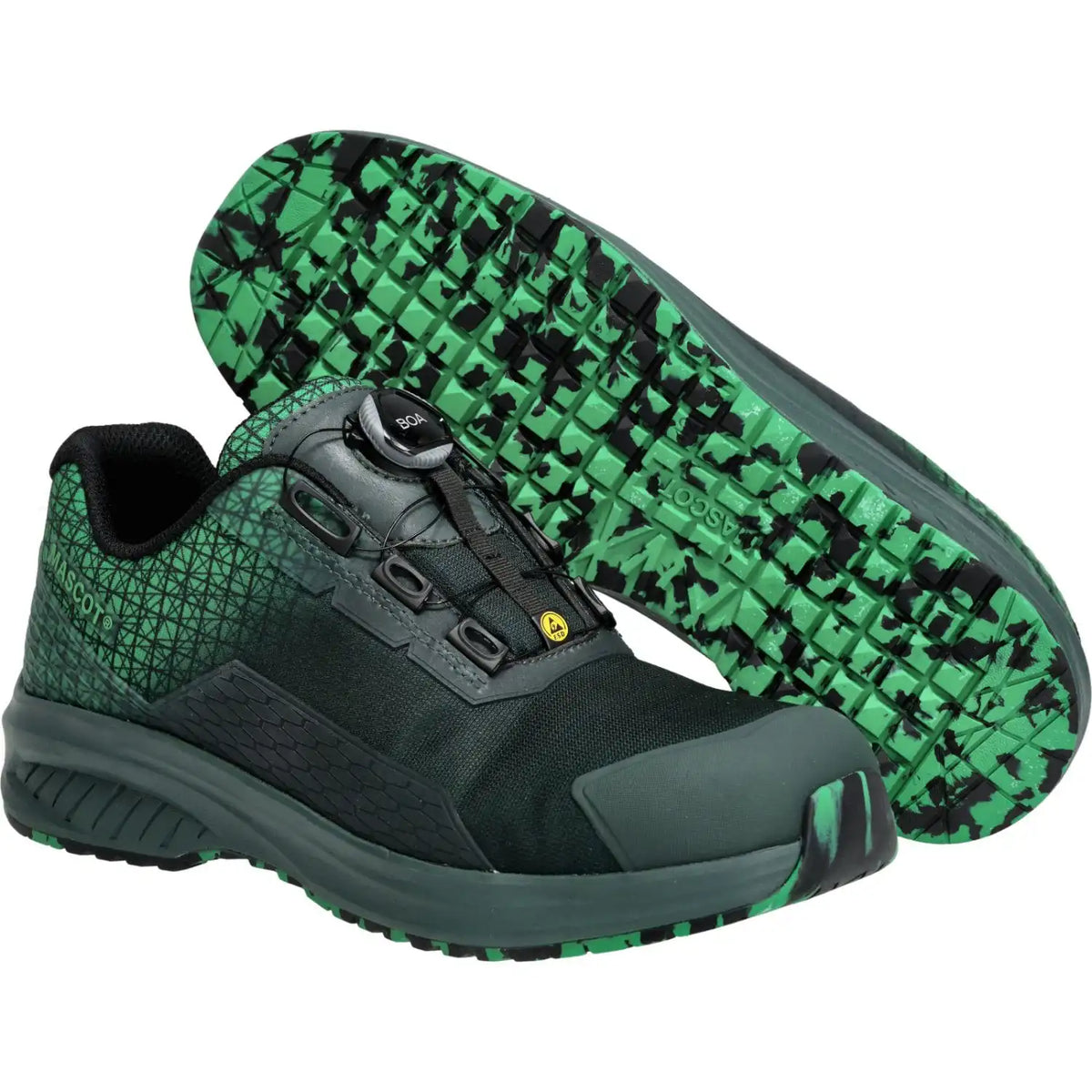 Mascot F1501-909-03333 S3S Sicherheitshalbschuh grün – grün