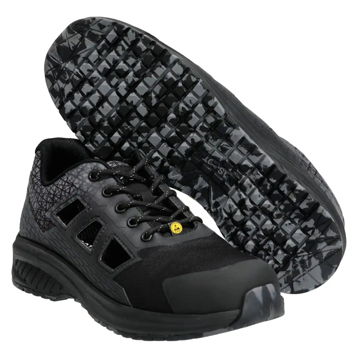 Mascot F1505-909-09 S1PS Sicherheitssandale schwarz – schwarz
