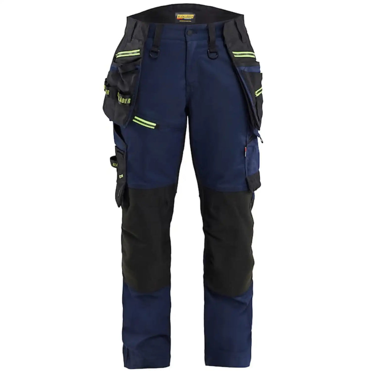 Blåkläder Damen Stretch 7170 Arbeitshose – dunkelmarine/gelb