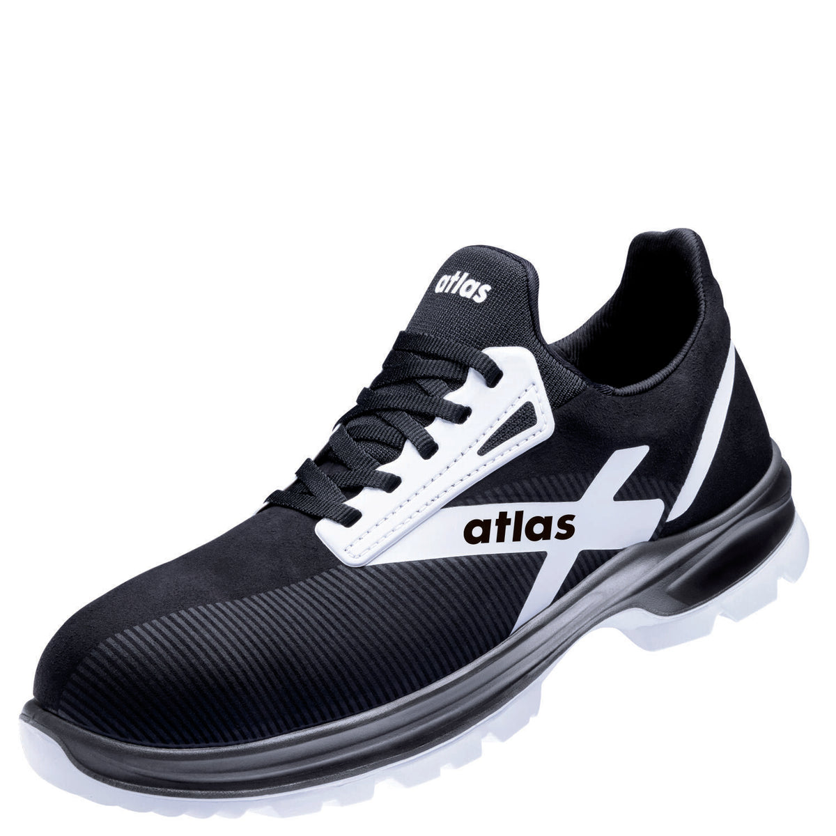 Atlas A 95 S3S Sicherheitshalbschuh schwarz – schwarz