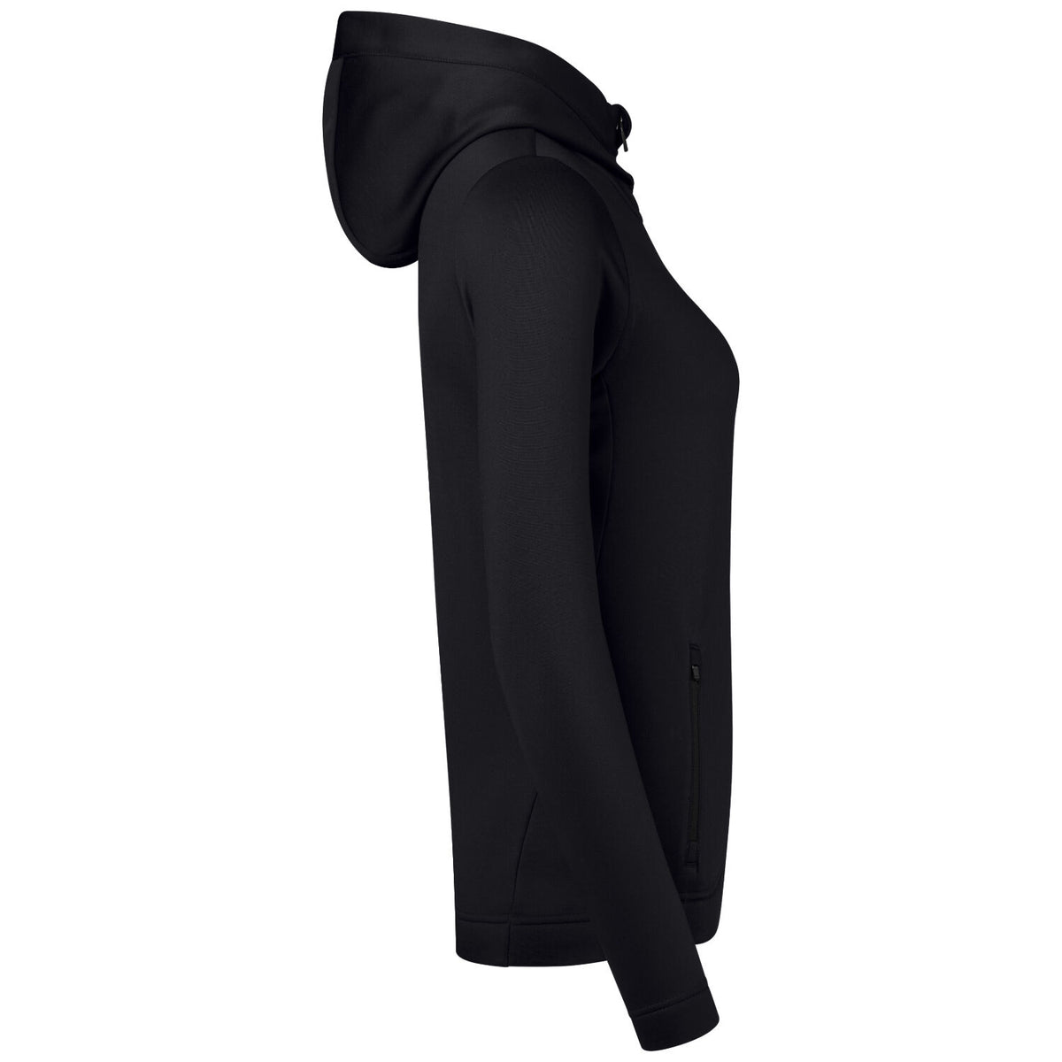 Hakro Damen 273 Kapuzen-Tecjacke ECO – schwarz
