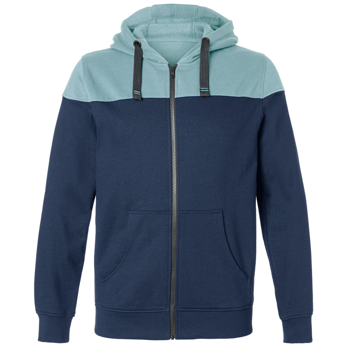 Kübler 5223 Sweatjacke – dunkelblau/hellblau