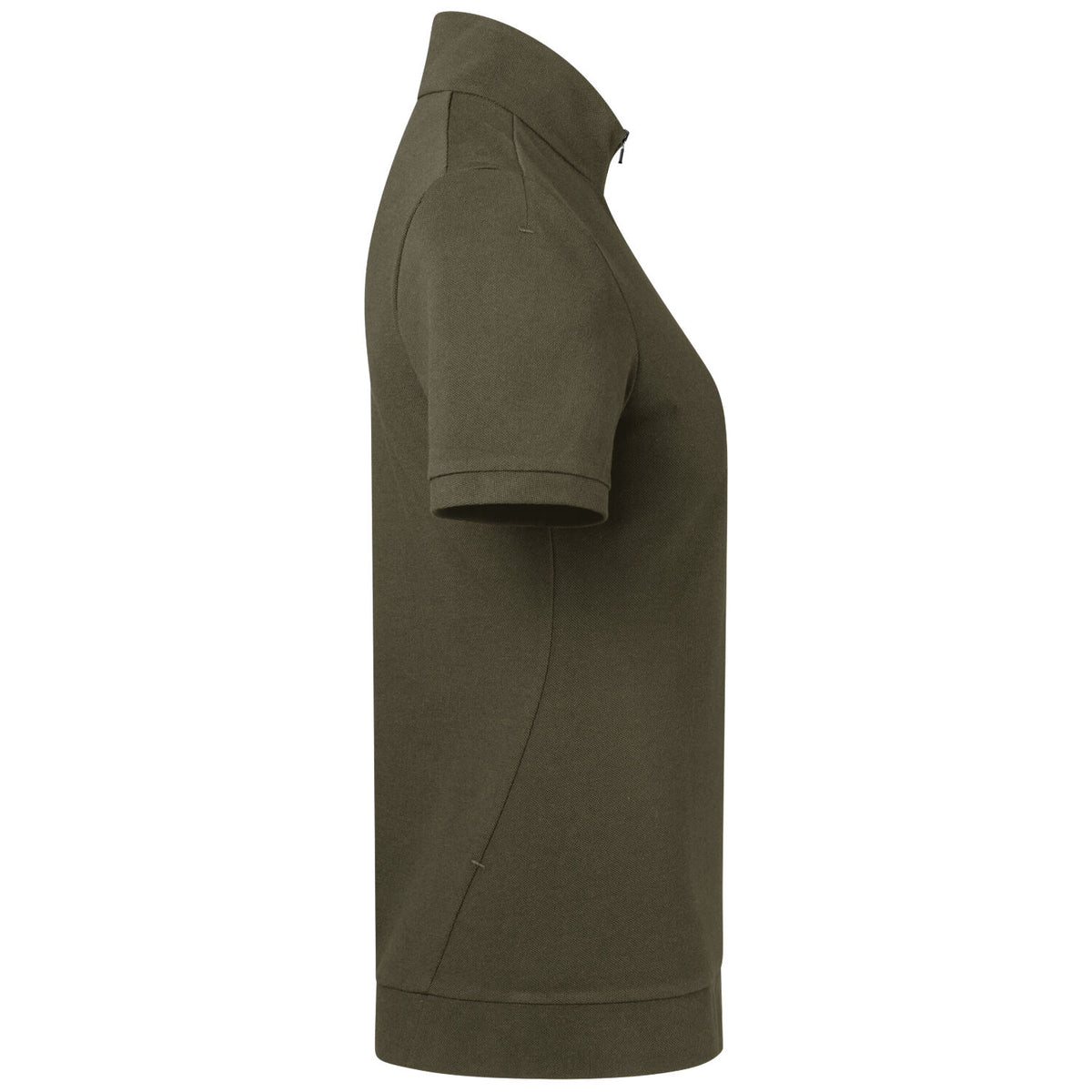 Hakro Damen 334 Zip-Shirt Mikralinar ECO – olive