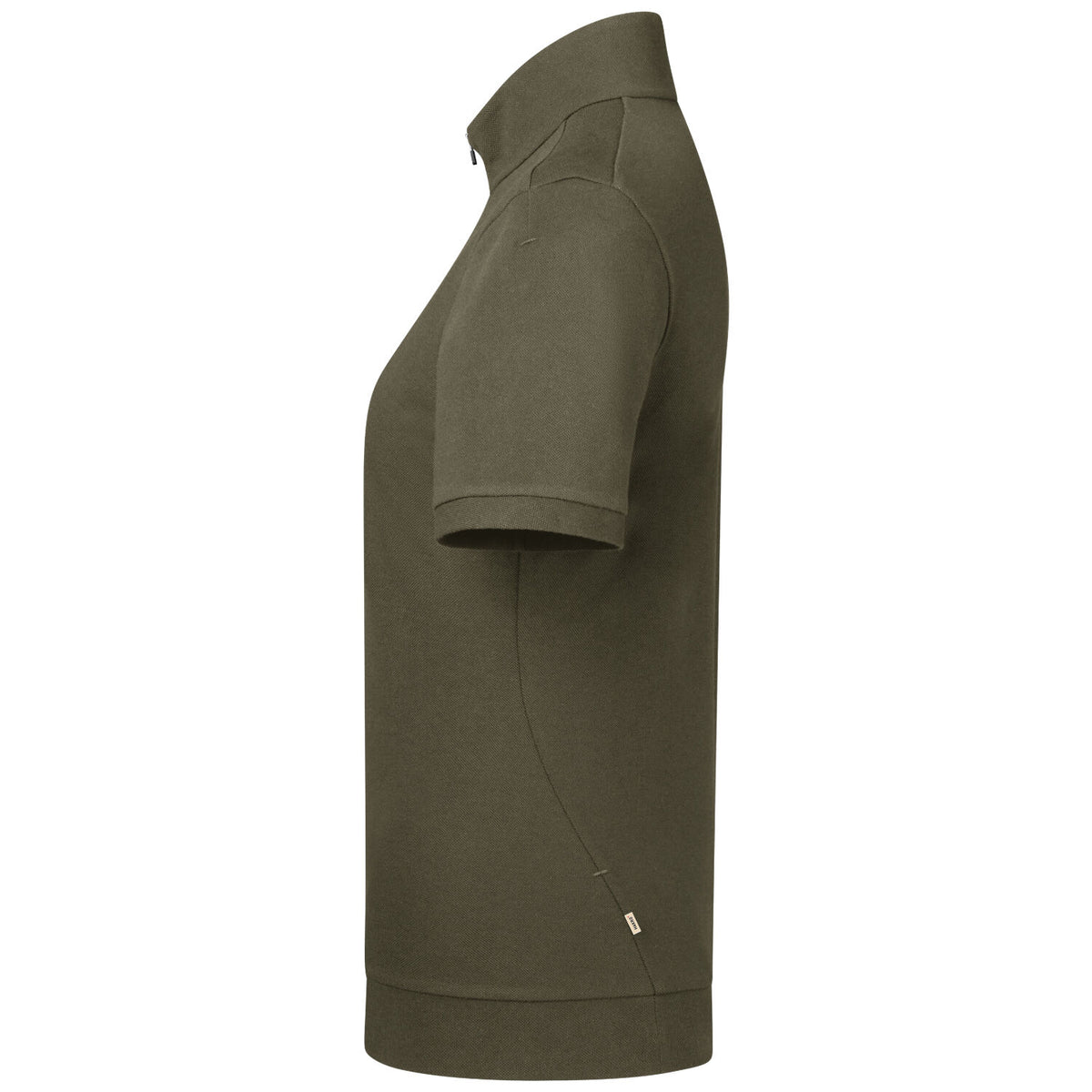 Hakro Damen 334 Zip-Shirt Mikralinar ECO – olive