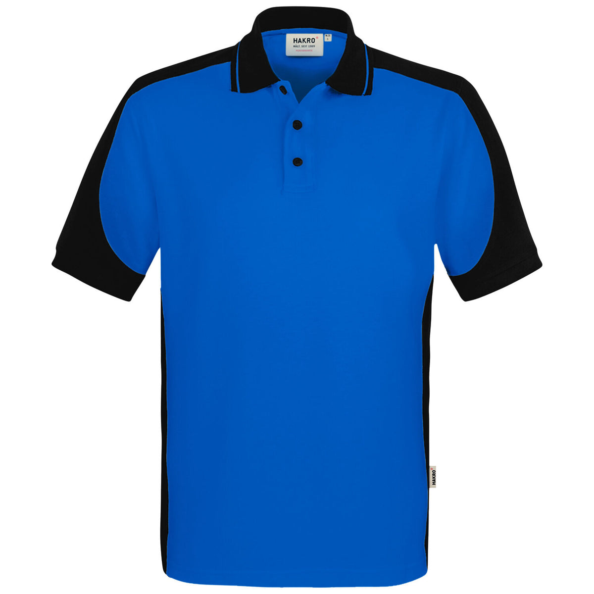 Hakro 539 Contrast Poloshirt Mikralinar ECO – royal