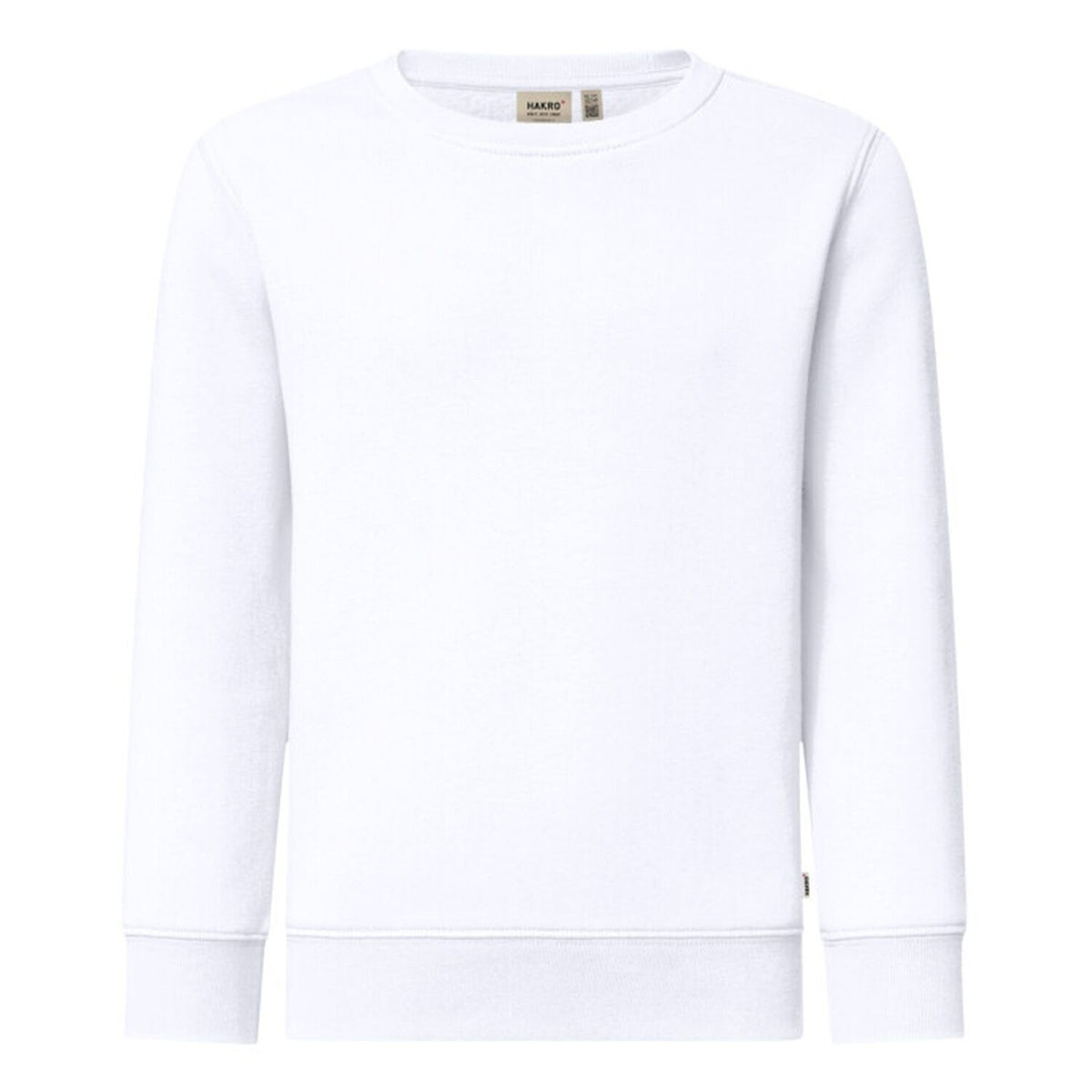 Hakro 541 Kinder Sweatshirt Bio-Baumwolle – weiß