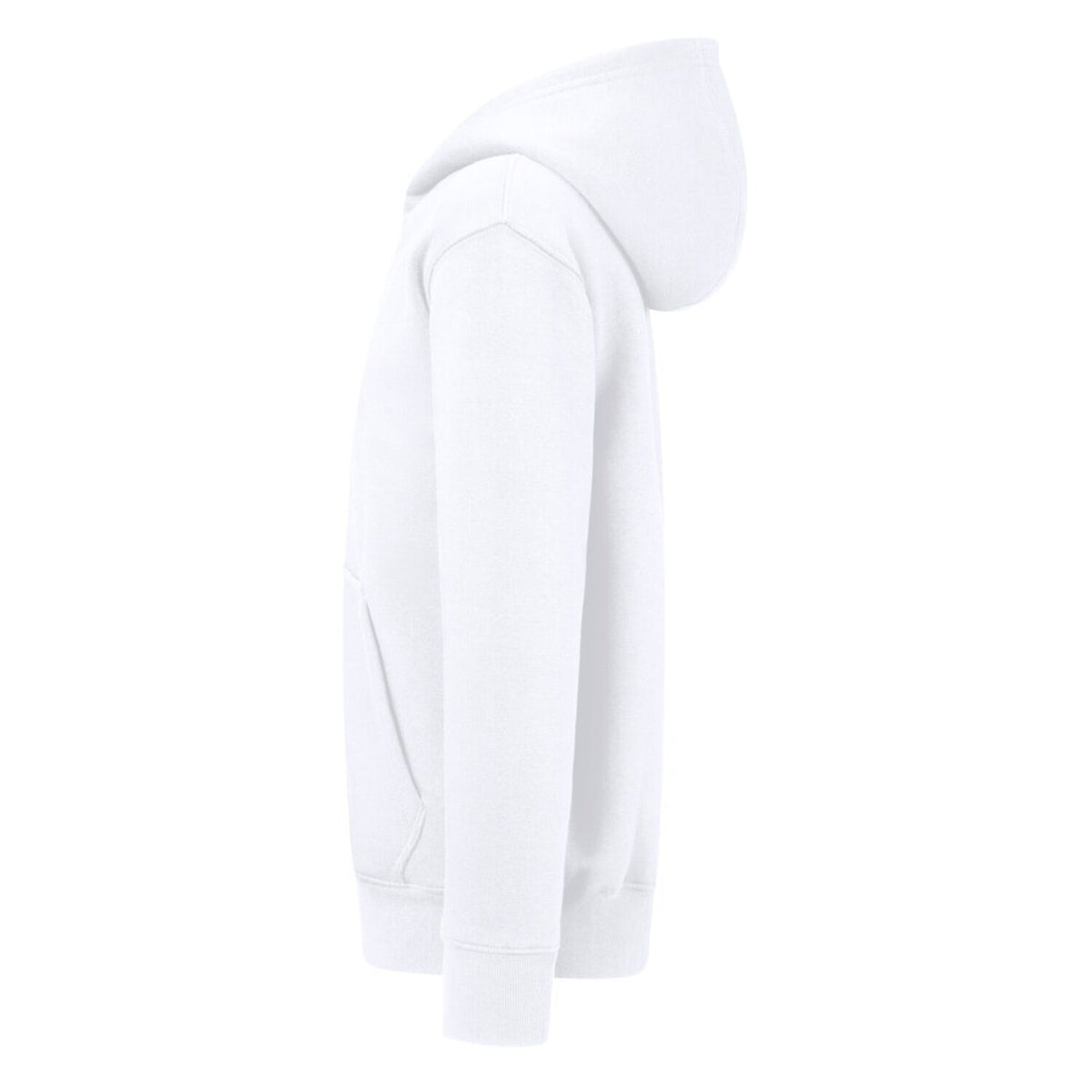 Hakro 565 Kinder Sweatjacke Bio-Baumwolle – weiß