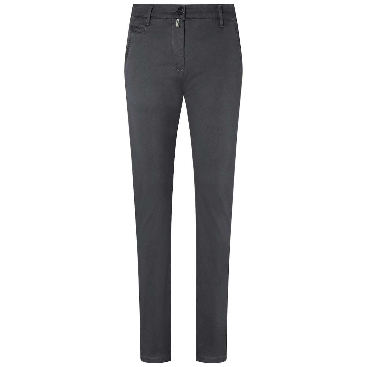 Hakro Damen 706 Chinohose X-Stretch – karbongrau