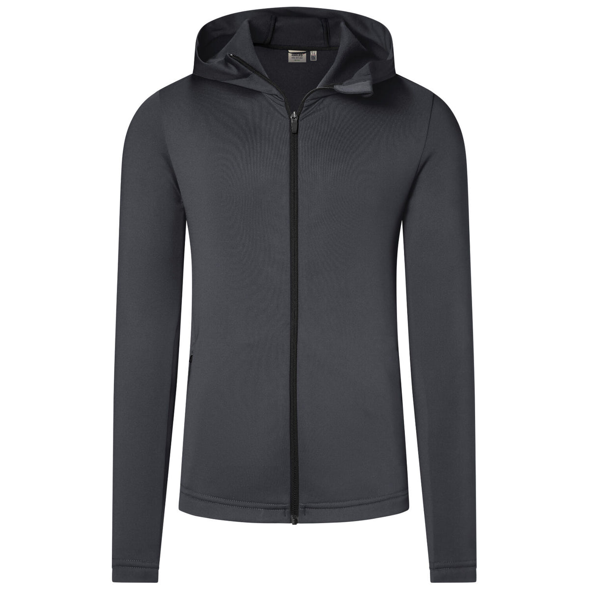 Hakro 873 Kapuzen-Tecjacke ECO – karbongrau
