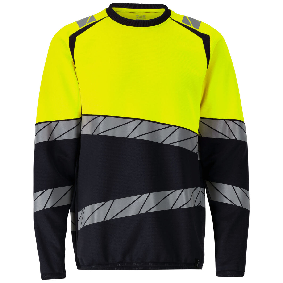 Mascot Accelerate Safe Warnschutz-Sweatshirt – marine/leuchtgelb
