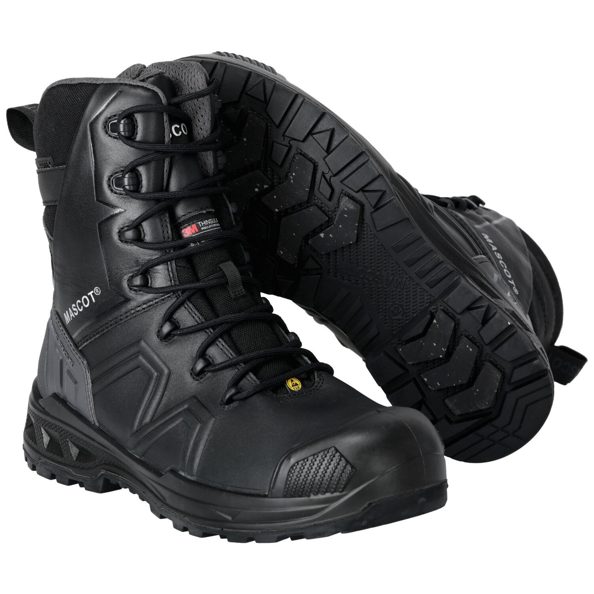 Mascot Industry F1107 S7S Sicherheitsstiefel schwarz – schwarz