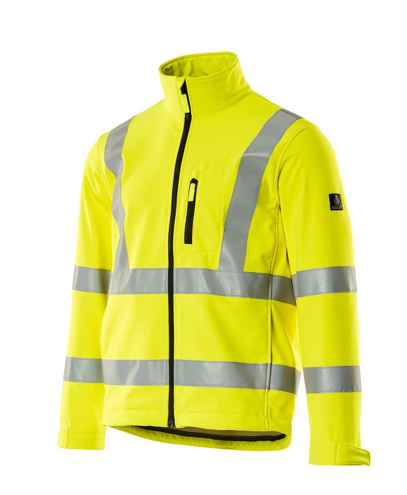 Mascot Calgary Safe Artic Warn-Softshelljacke – flourgelb
