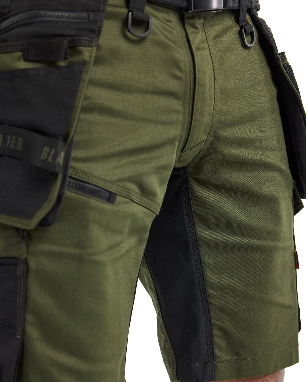 Blåkläder Striker Stretch Shorts – waldgrün/schwarz