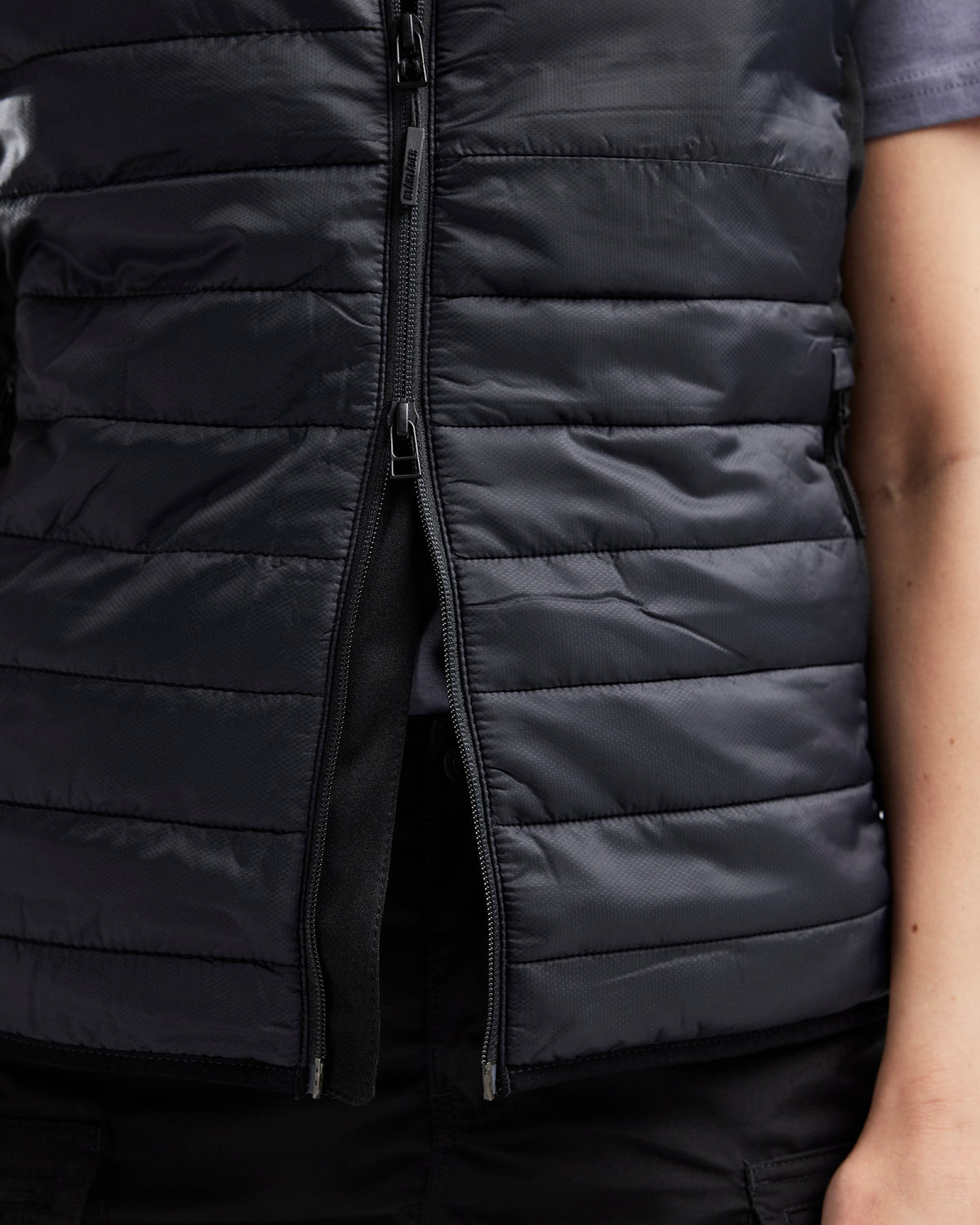 Blåkläder Damen 3864 Unite Steppweste – schwarz/dunkelgrau