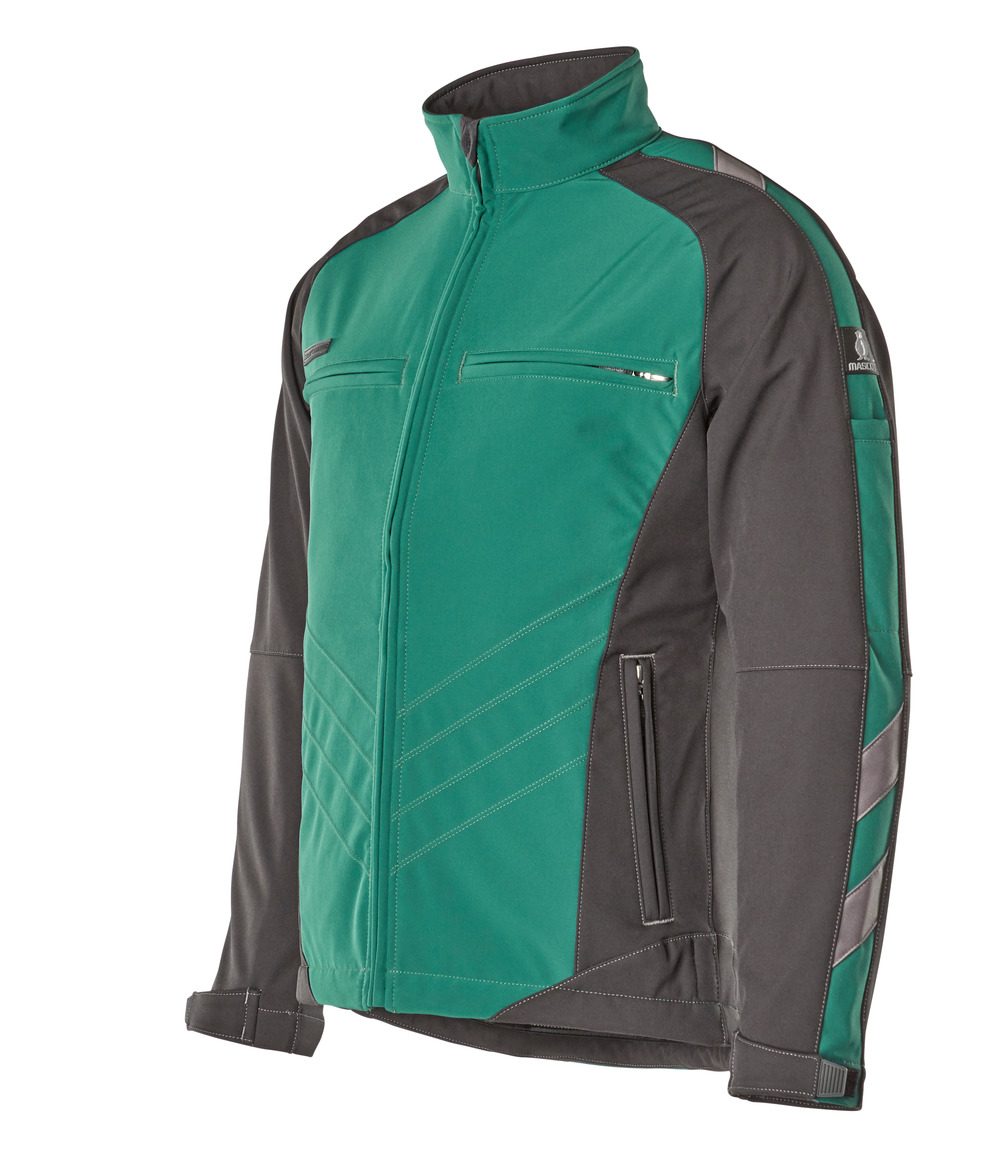 Mascot Dresden Unique zweifarbig Softshelljacke – grün/schwarz
