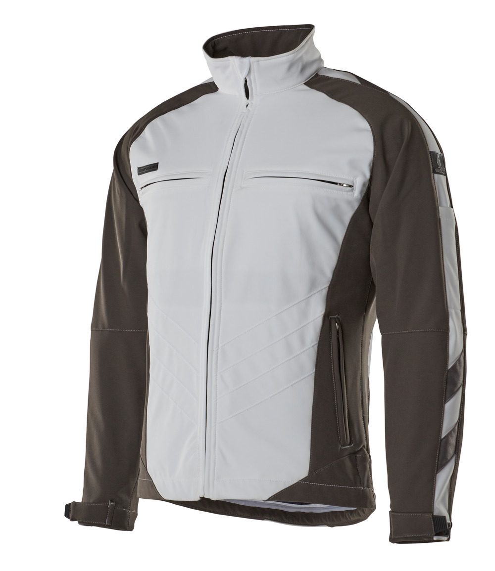 Mascot Dresden Unique zweifarbig Softshelljacke – weiß/anthrazit