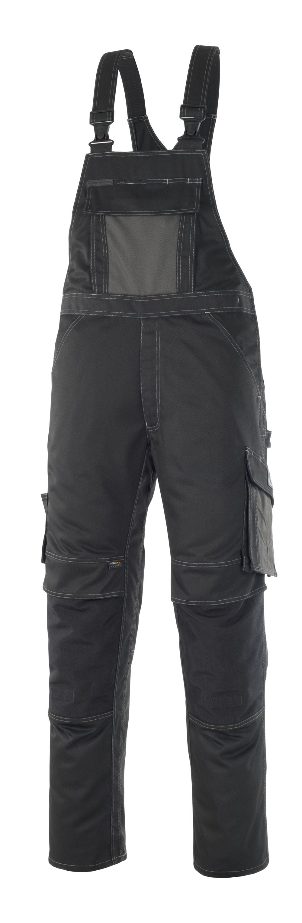 Mascot Leipzig Unique Latzhose – schwarz/dunkelanthrazit
