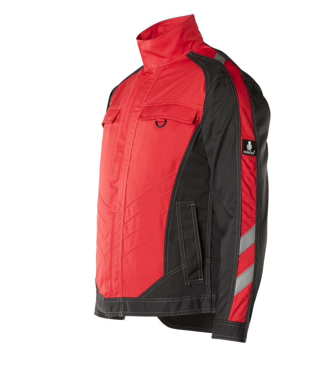 Mascot Fulda Unique Arbeitsjacke – rot/schwarz