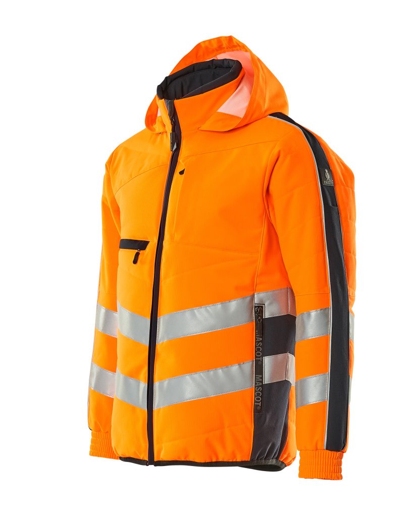 Mascot Dartford Safe Supreme WarnThermojacke – orange/schwarzblau