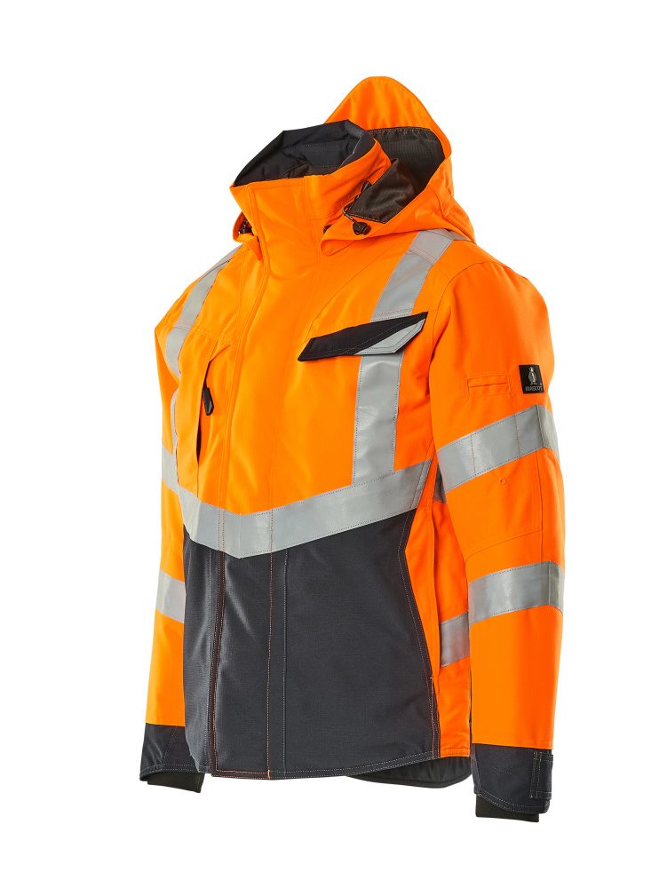 Mascot Hastings Safe Supreme zweif Warnwinterjacke – orange/schwarzblau
