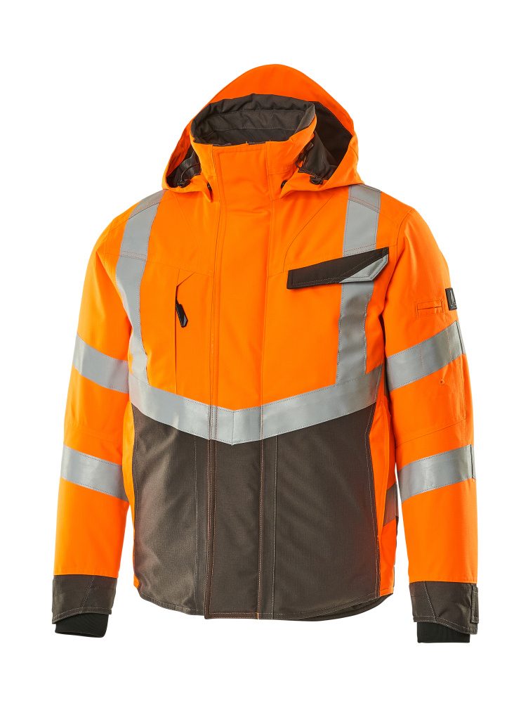 Mascot Hastings Safe Supreme zweif Warnwinterjacke – warnorange/anthrazit