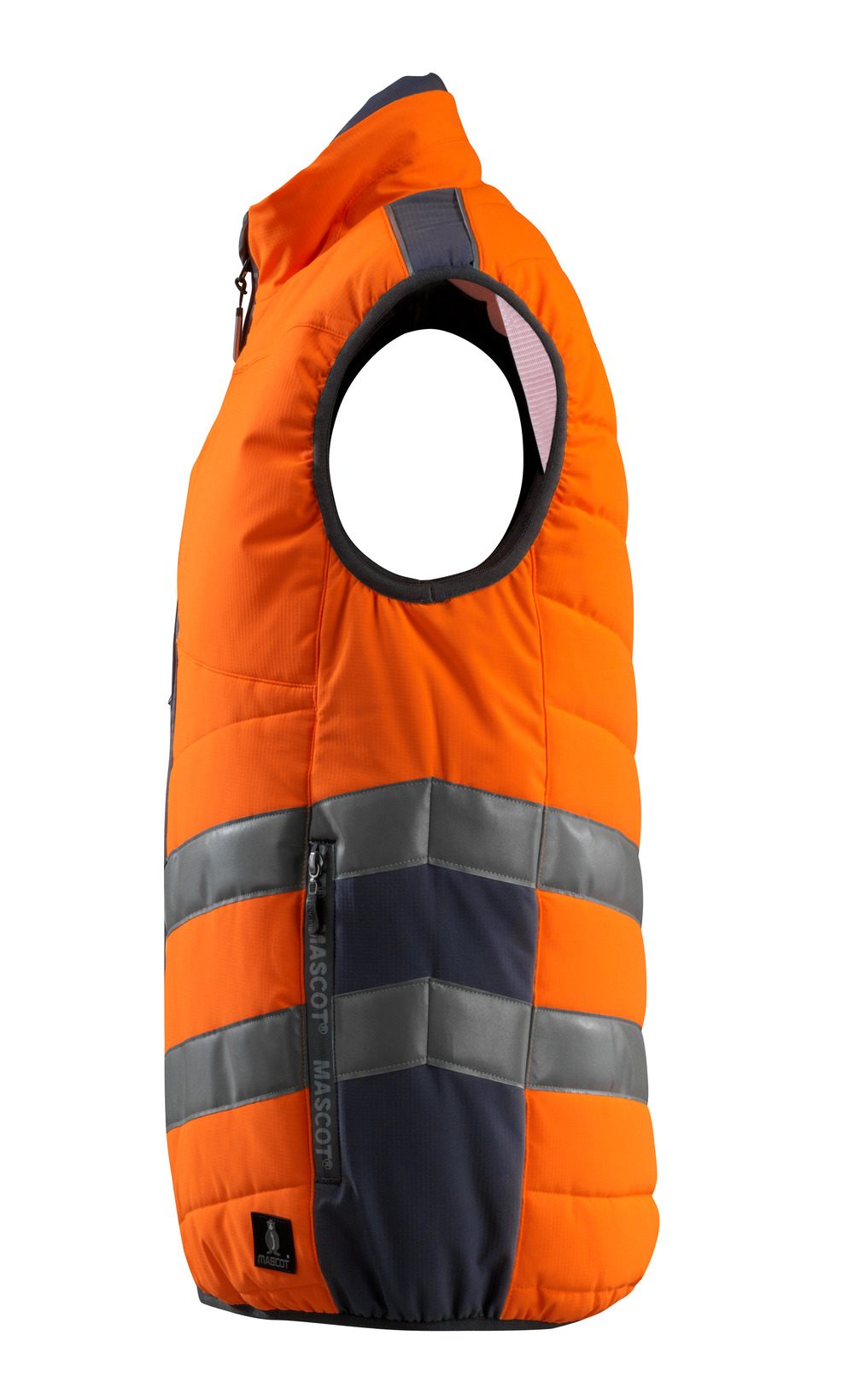 Mascot Grimsby Safe Supreme Warn-Thermoweste – orange/schwarzblau