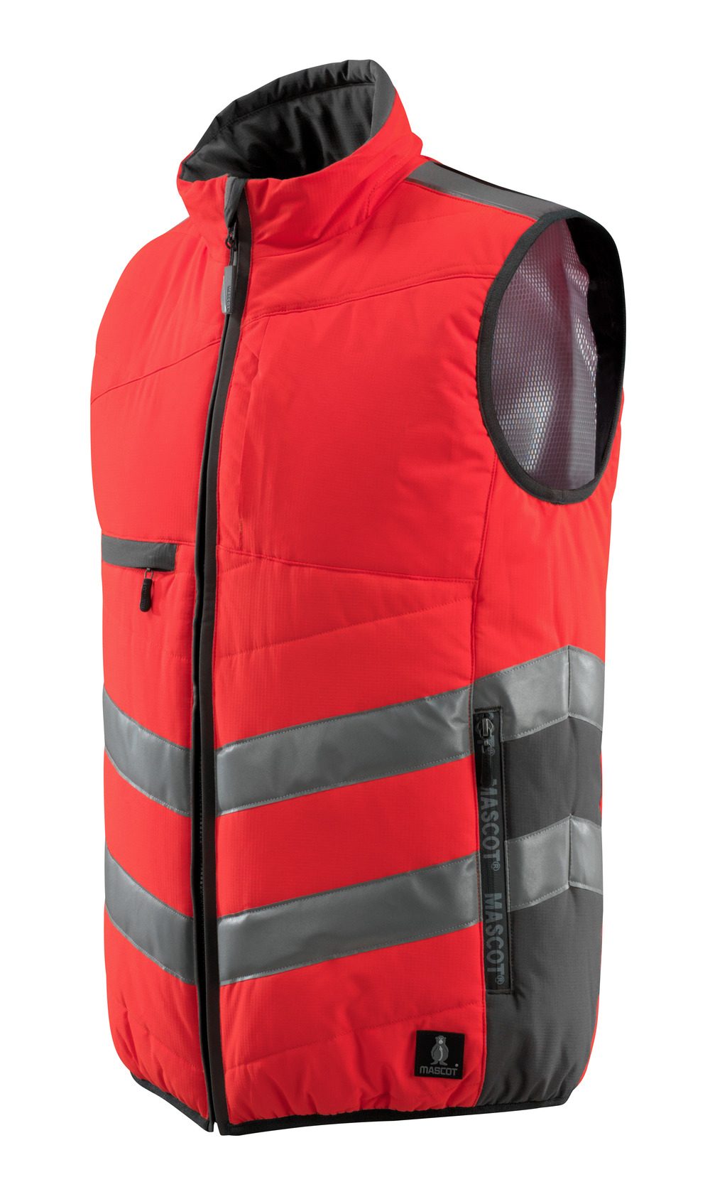 Mascot Grimsby Safe Supreme Warn-Thermoweste – rot/anthrazit