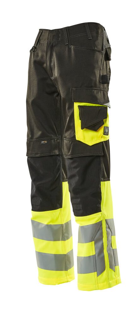 Mascot Leeds Safe Supreme Warnschutzhose – schwarz/gelb
