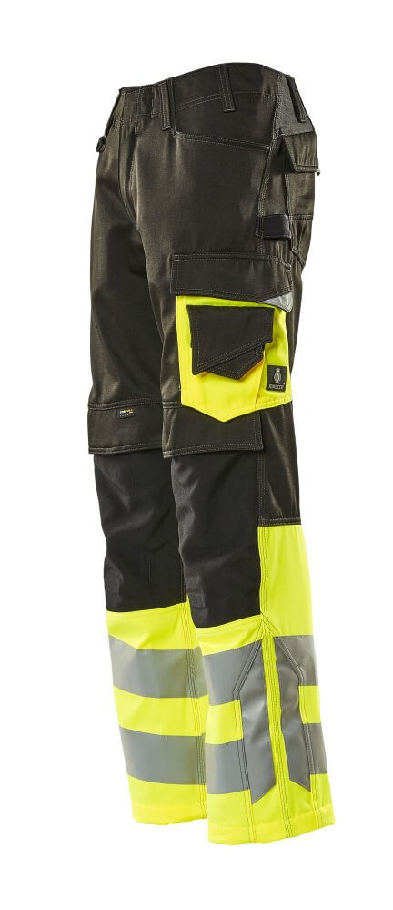 Mascot Leeds Safe Supreme Warnschutzhose – schwarz/gelb