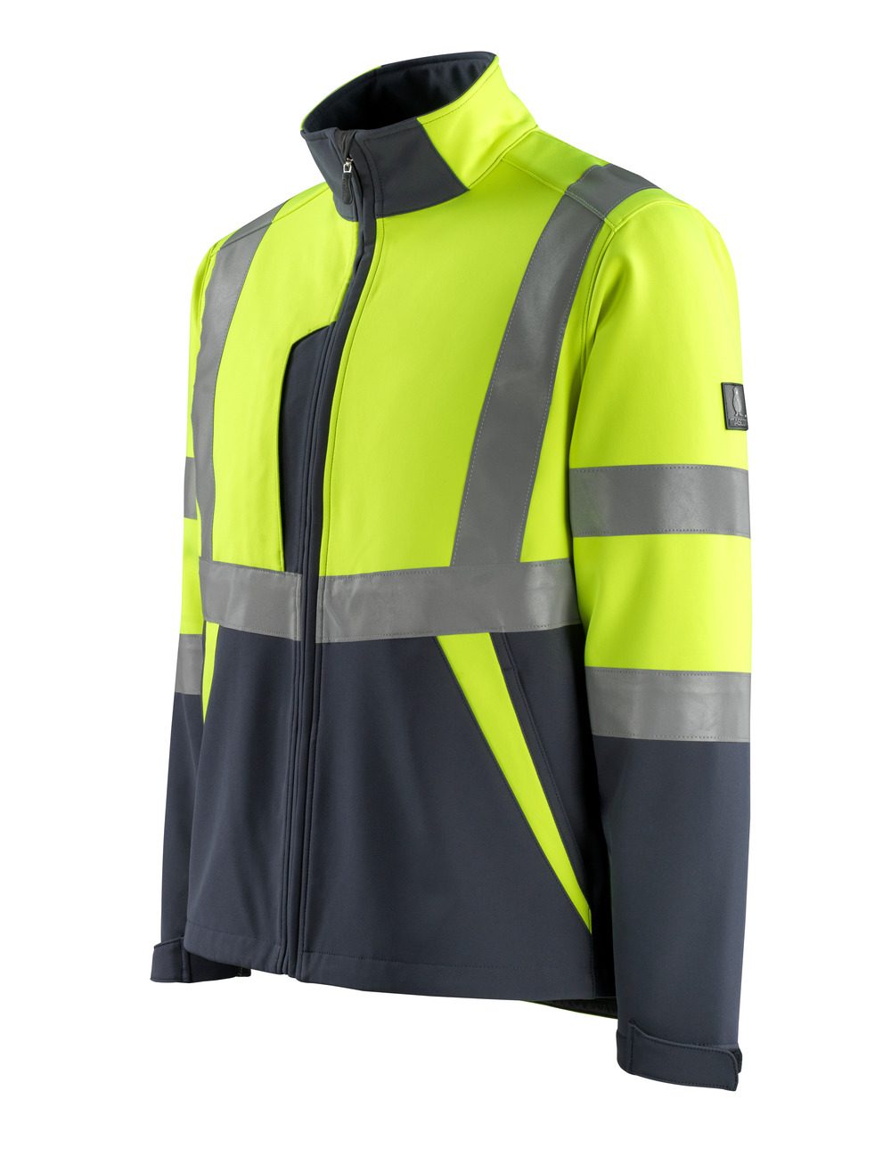 Mascot Kiama Safe Light Warn-Softshelljacke – gelb/schwarzblau