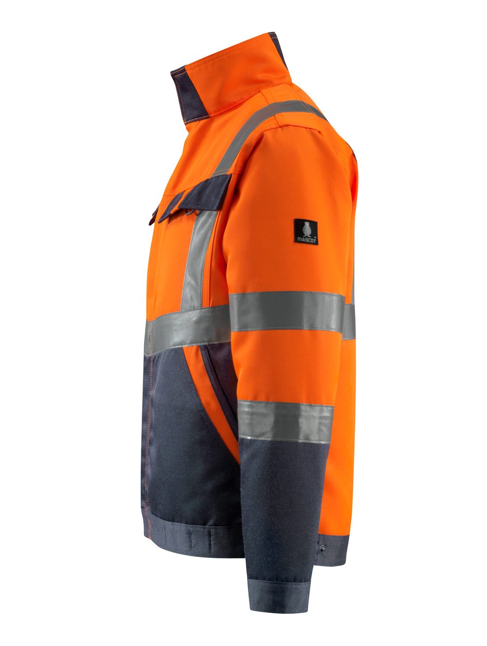 Mascot Forster Safe Light Warnschutzjacke – orange/schwarzblau