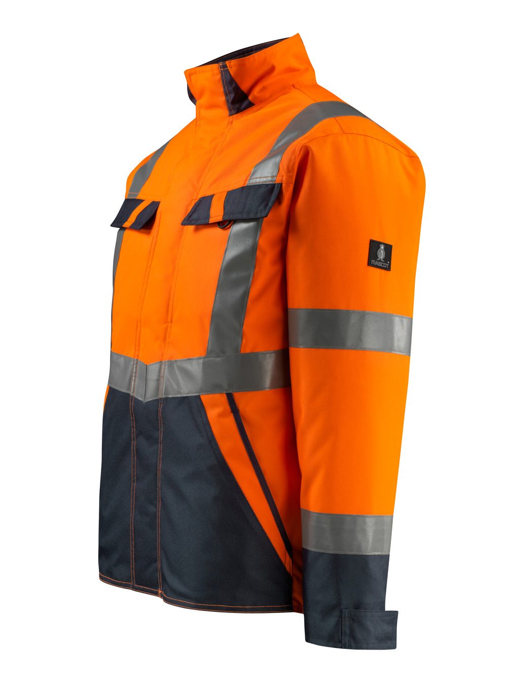 Mascot Penrith Safe Light Warn-Pilotjacke – orange/schwarzblau