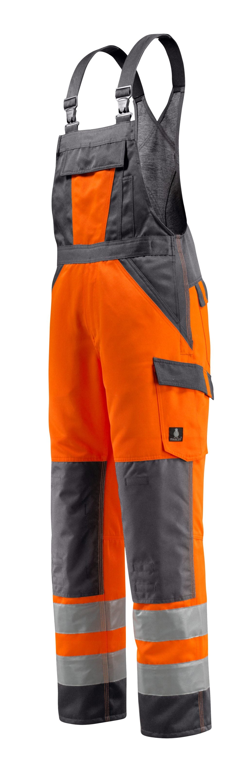 Mascot Gosford Safe Light Warnschutz Latzhose – orange/dunkelanthrazit