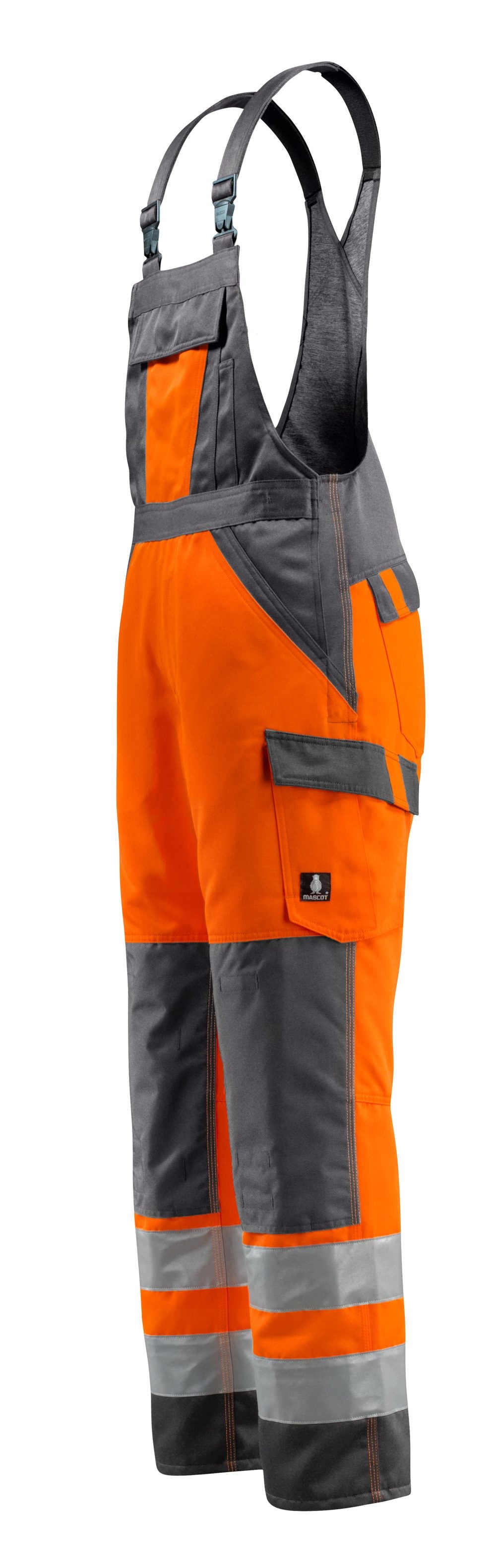 Mascot Gosford Safe Light Warnschutz Latzhose – orange/dunkelanthrazit
