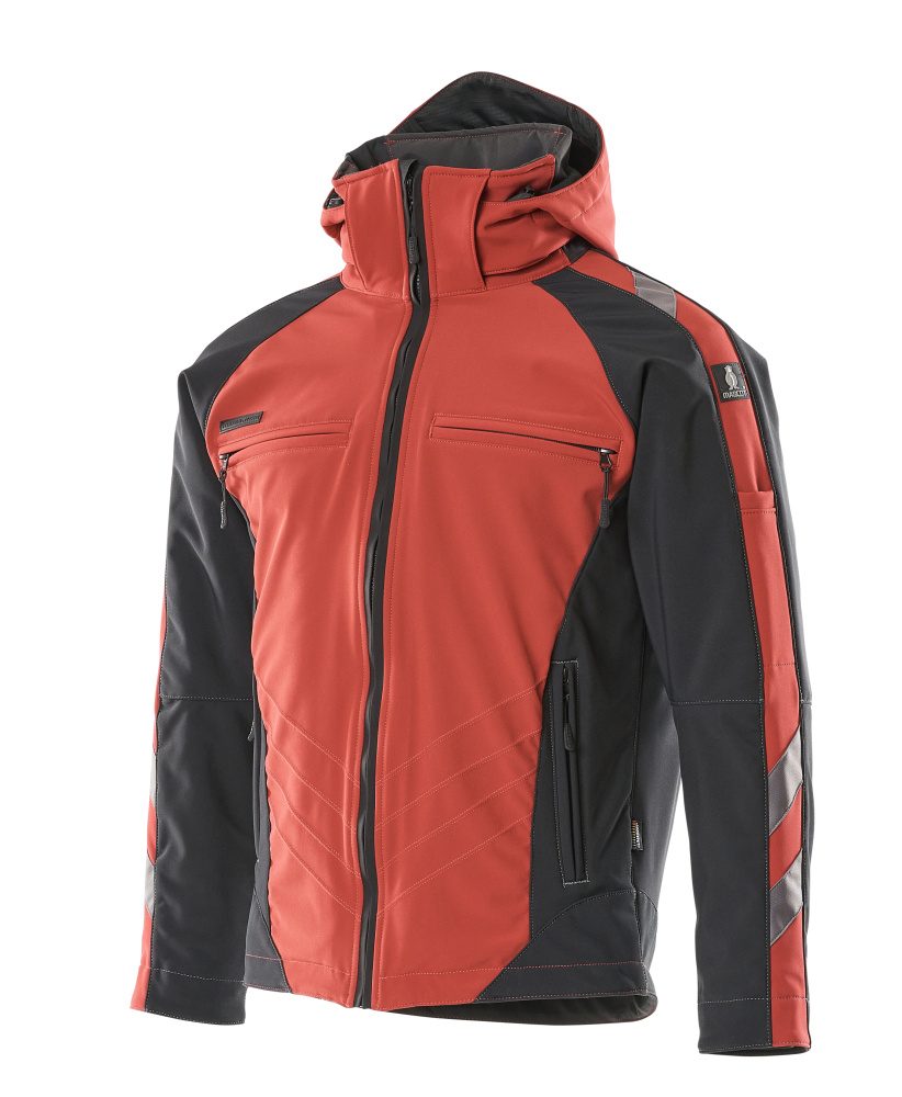 Mascot Darmstadt Unique Softshelljacke – rot/schwarz